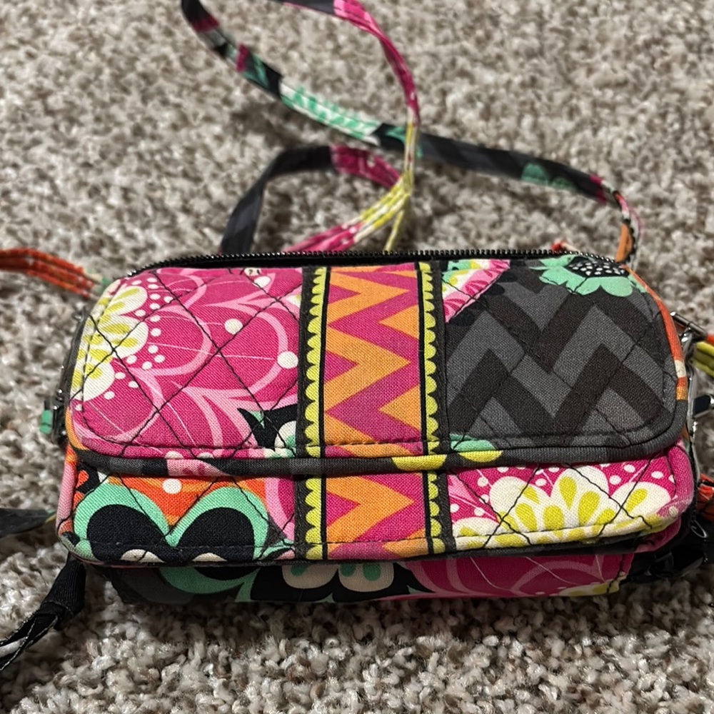 Vera Bradley Patterned Crossbody Wallet/Bag
